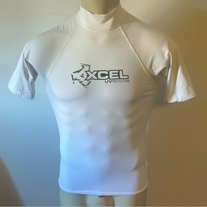 XCEL UV Protection White Surf Shirt X Size : Medium